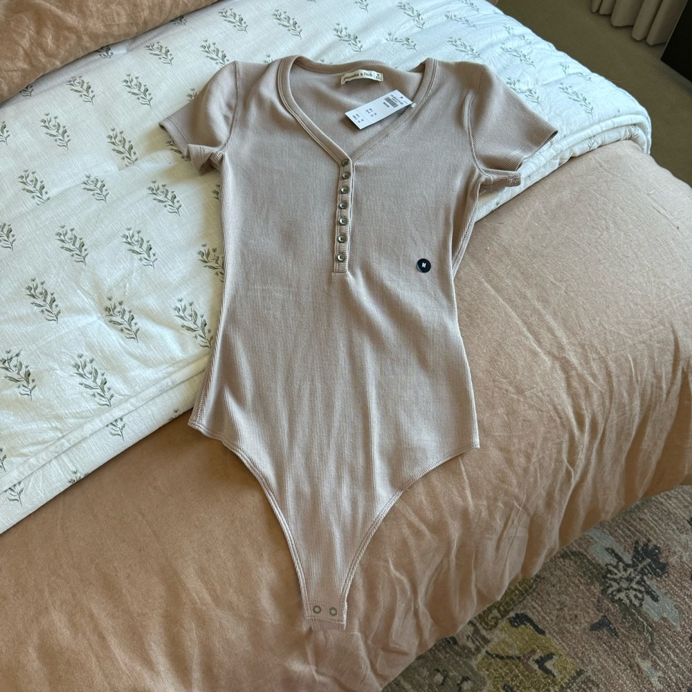 Abercrombie NTW Henley Bodysuit